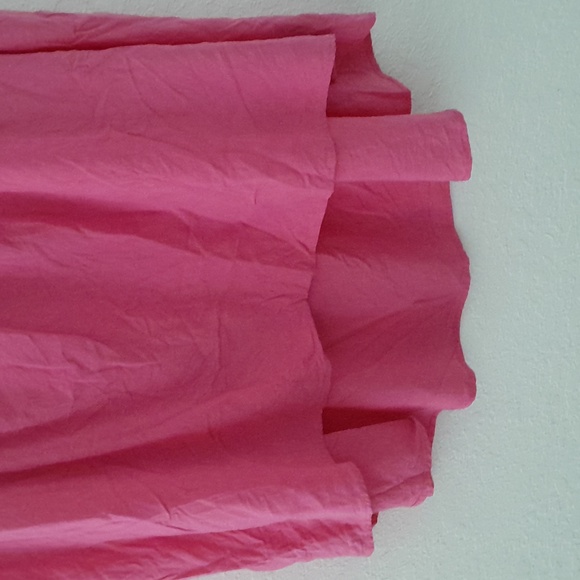 Torrid Babydoll Challis Lace up High low top - Picture 6 of 6